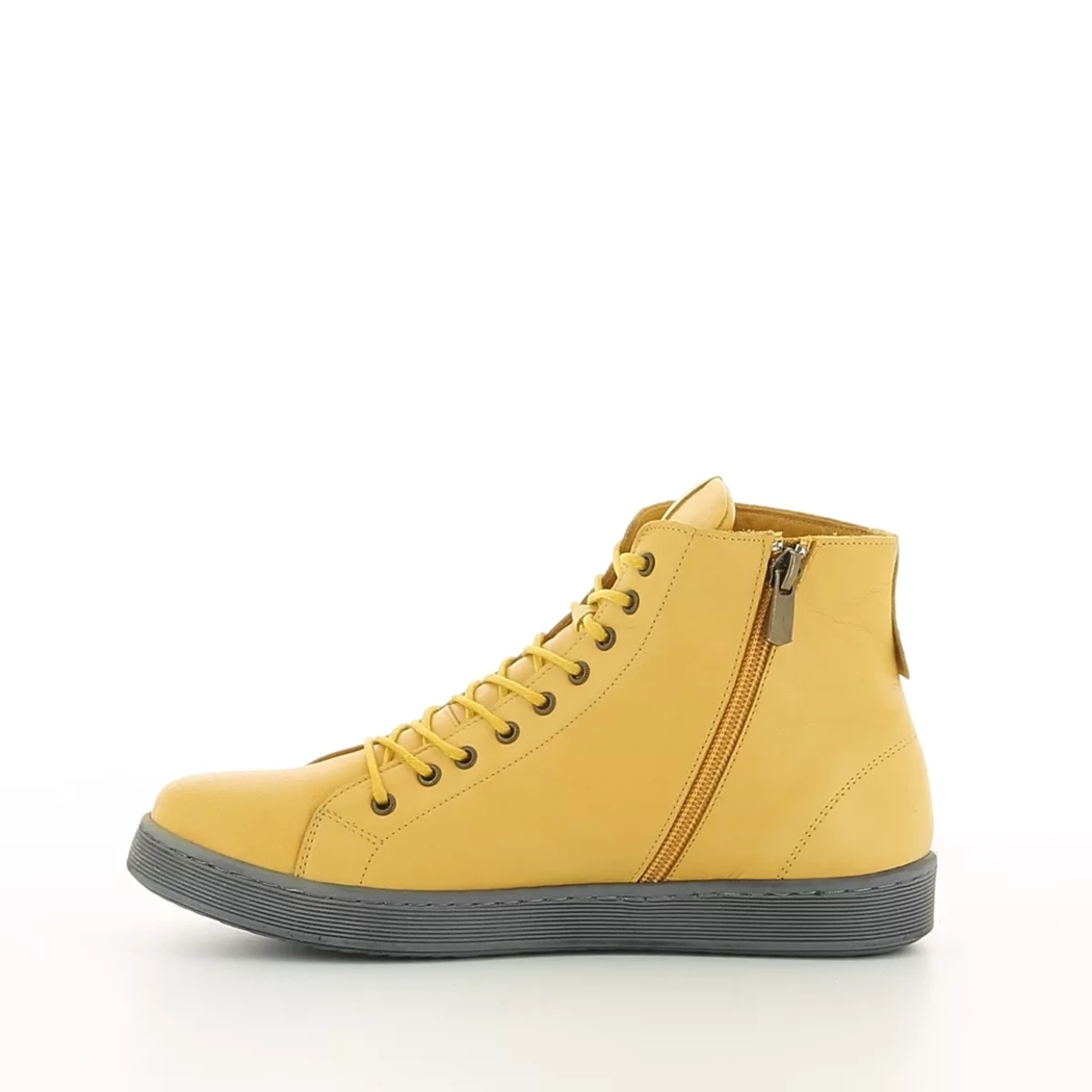 Image (4) de la chaussures Andrea Conti - Bottines Jaune en Cuir