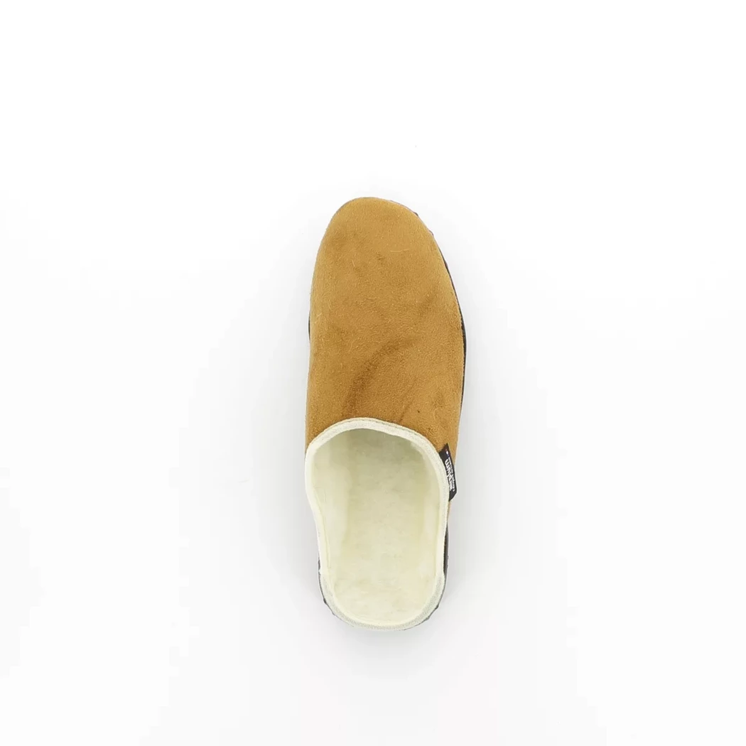 Image (6) de la chaussures Airplum - Pantoufles et Chaussons Cuir naturel / Cognac en Textile