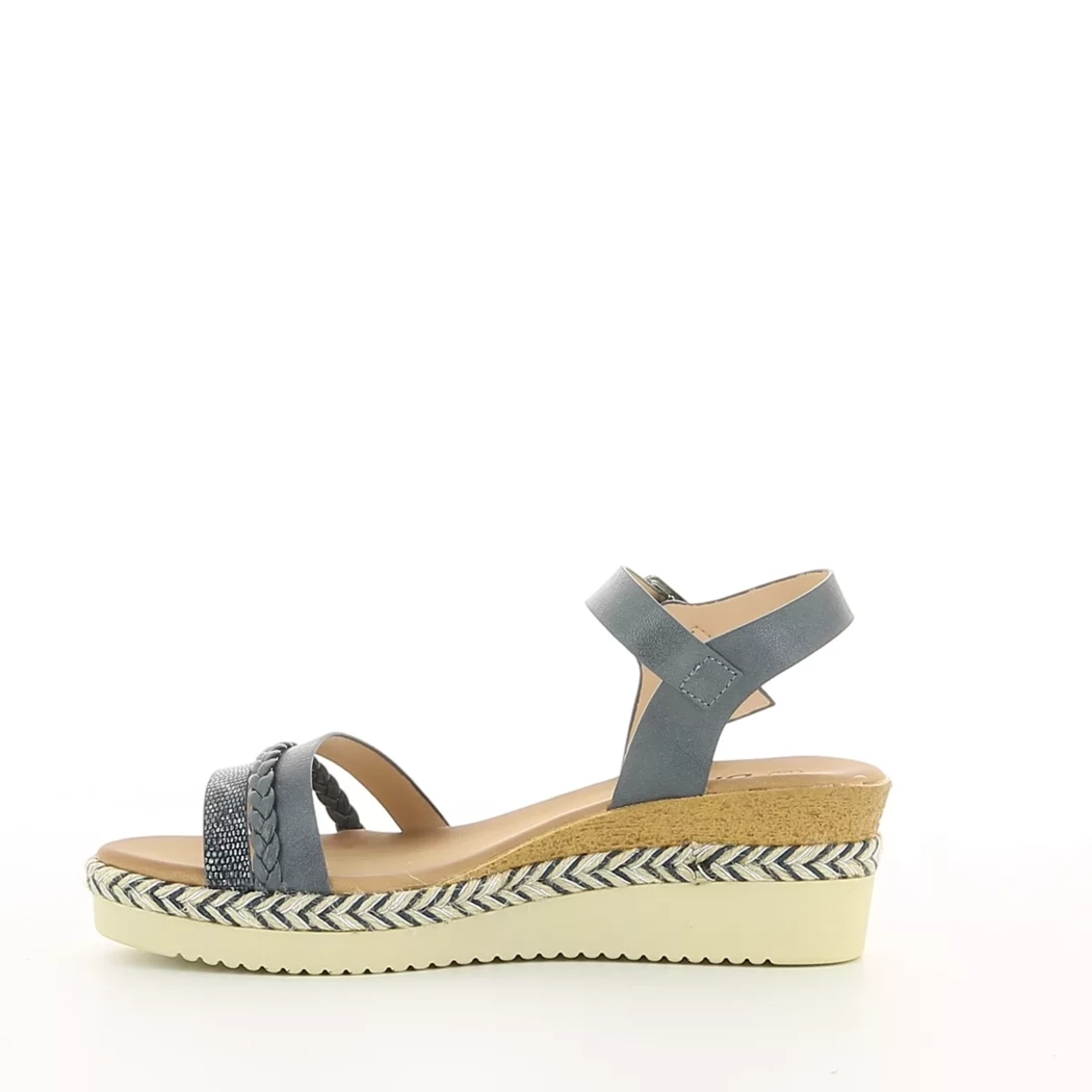 Image (4) de la chaussures Divina - Sandales et Nu-Pieds Bleu en Cuir synthétique
