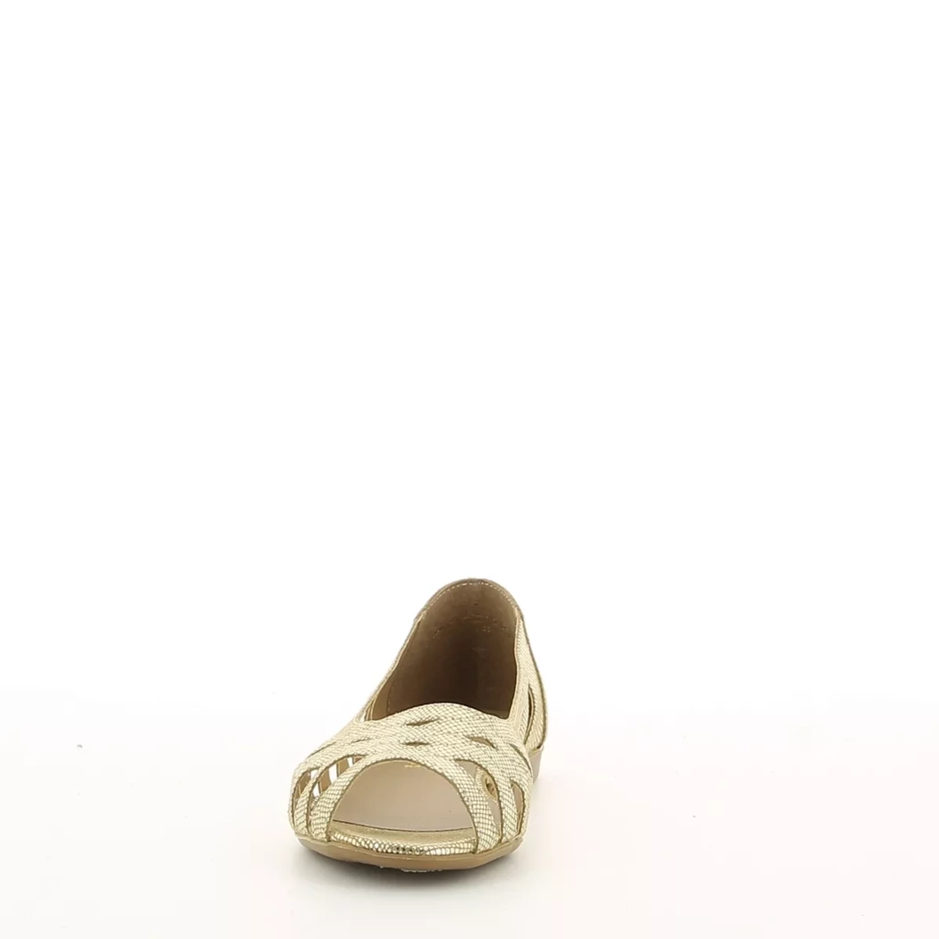 Image (5) de la chaussures Les Fees De Bengale - Ballerines Or / Bronze / Platine en Cuir