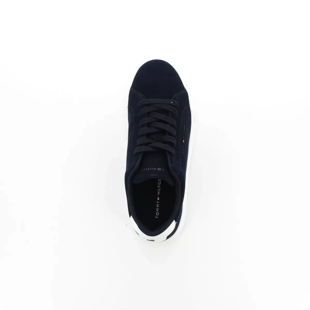 Image (6) de la chaussures Tommy Hilfiger - Baskets Bleu en Cuir nubuck