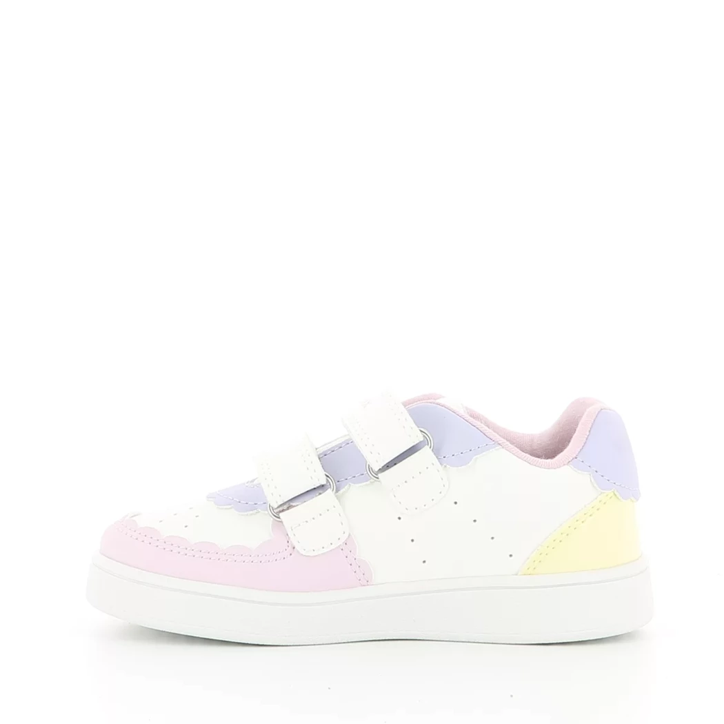 Image (4) de la chaussures Geox - Baskets Blanc en Cuir synthétique