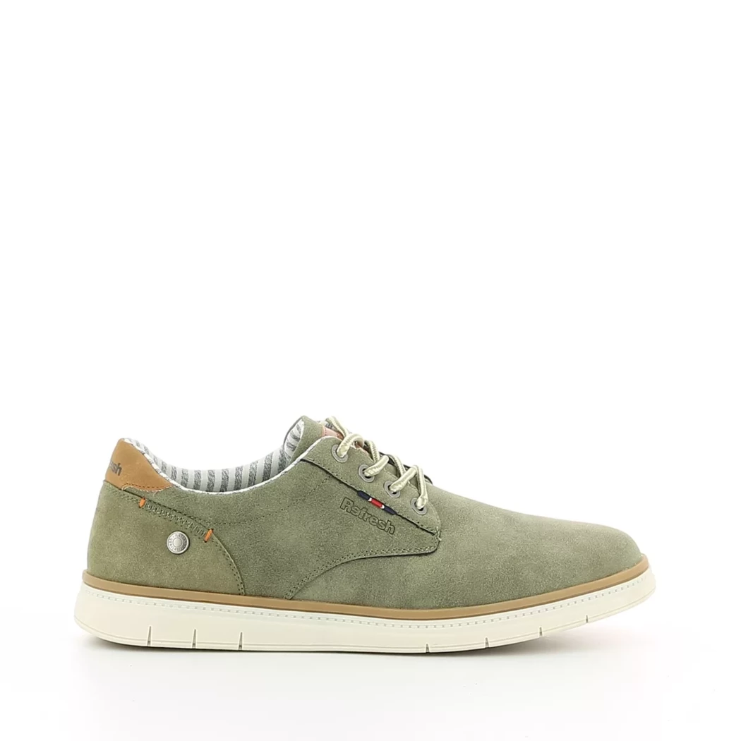 Image (2) de la chaussures Refresh - Chaussures à lacets Vert en Cuir synthétique