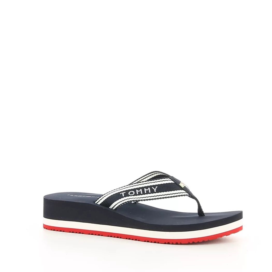 Image (1) de la chaussures Tommy Hilfiger - Mules et Sabots Bleu en Textile