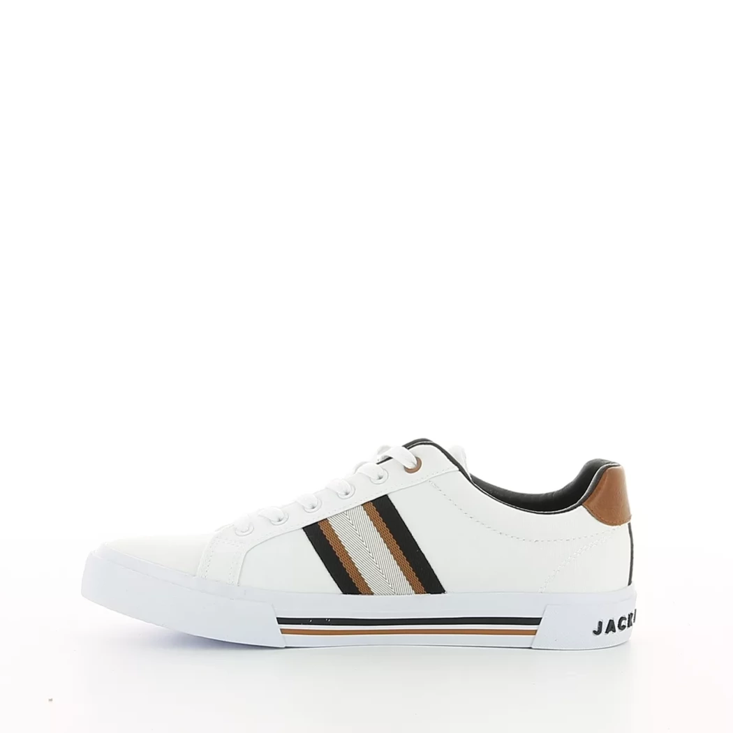 Image (4) de la chaussures Jack & Jones - Baskets Blanc en Textile