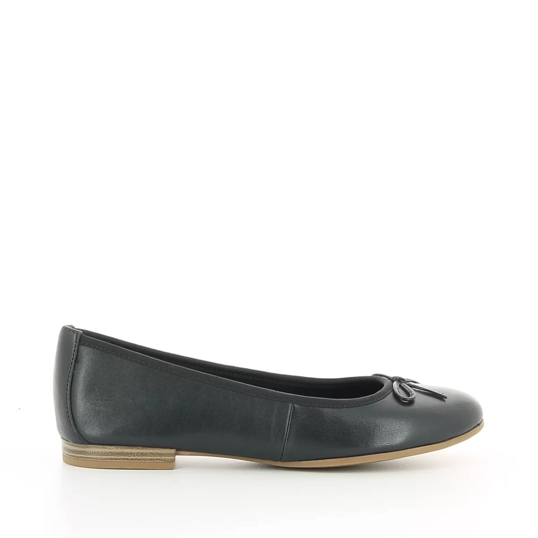 Image (2) de la chaussures Tamaris - Ballerines Bleu en Cuir