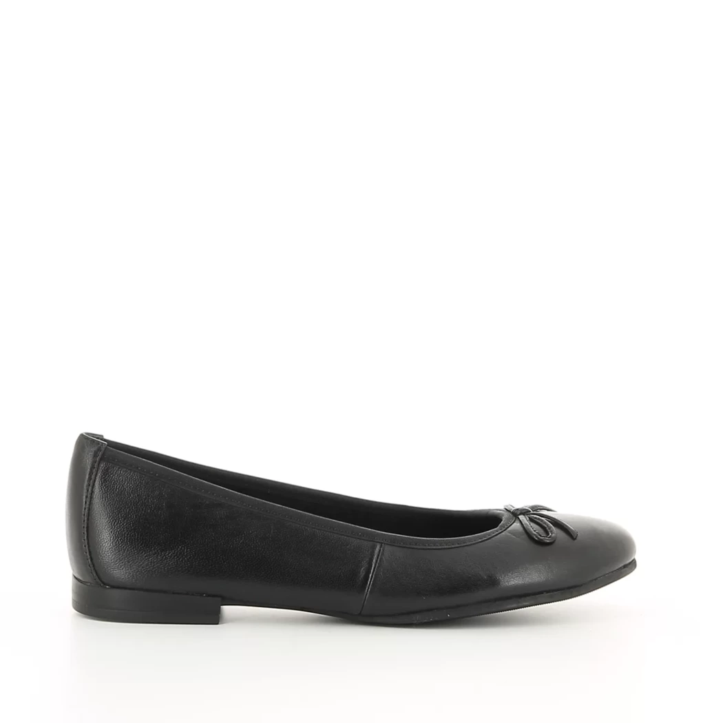 Image (2) de la chaussures Tamaris - Ballerines Noir en Cuir