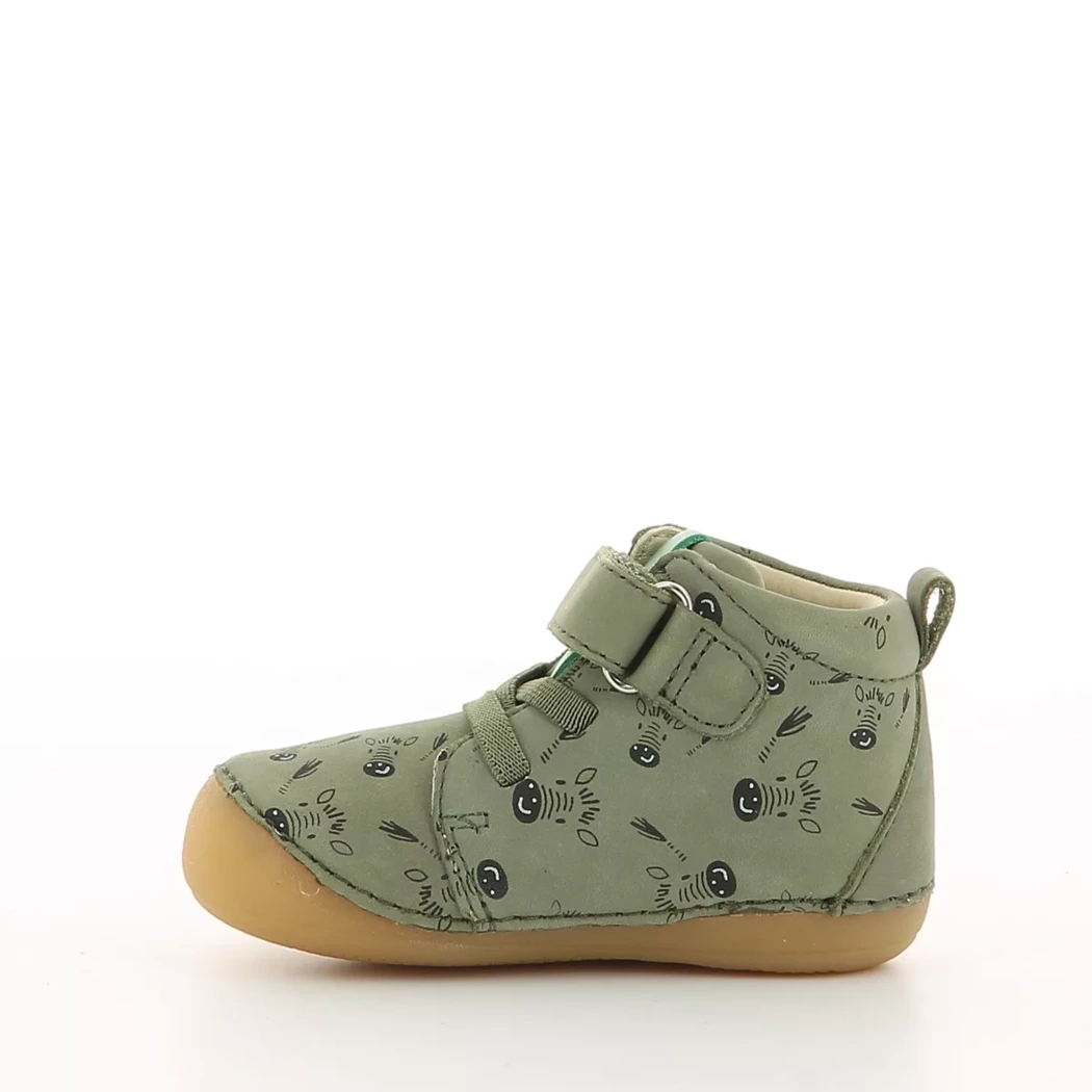 Image (4) de la chaussures Kickers - Bottines Vert en Cuir