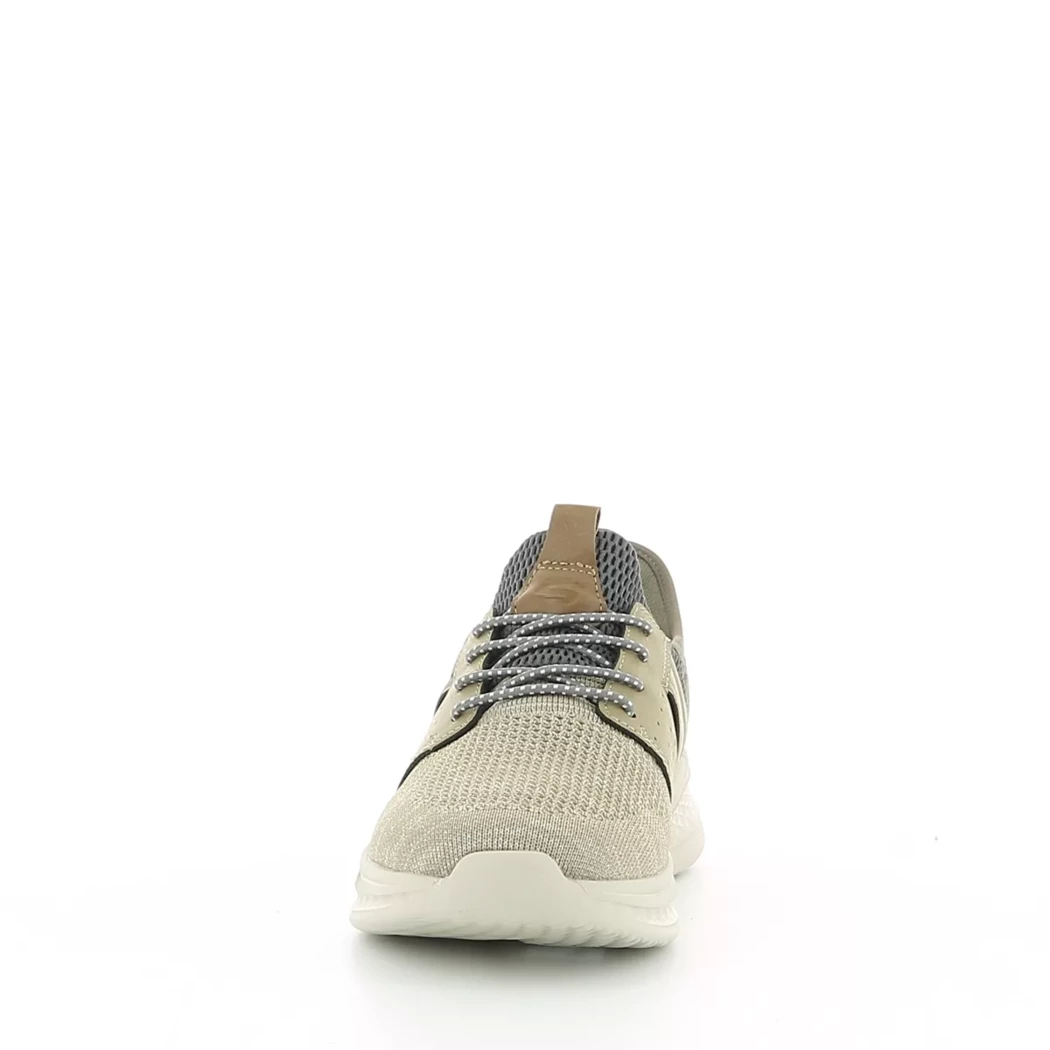 Image (5) de la chaussures Skechers - Baskets Taupe en Textile