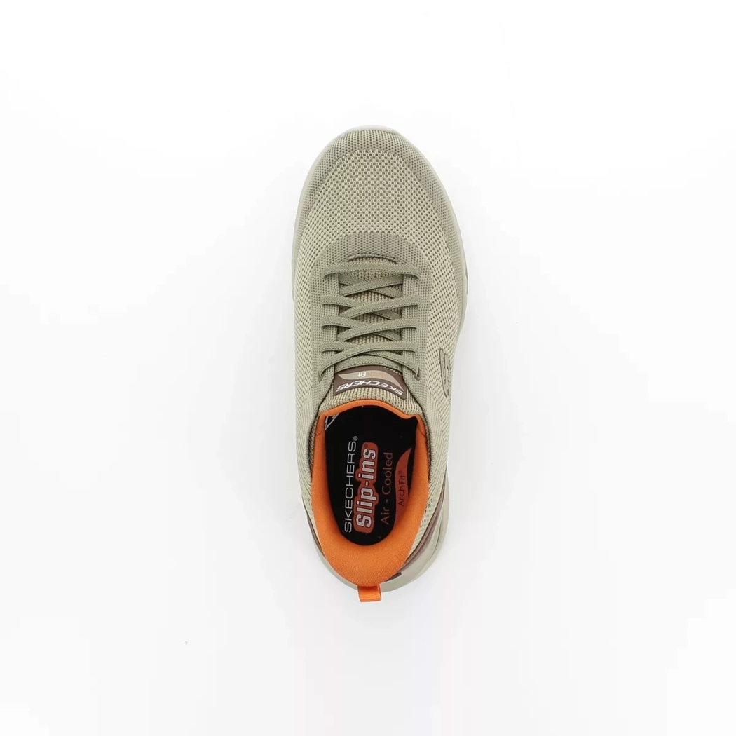 Image (6) de la chaussures Skechers - Baskets Taupe en Textile