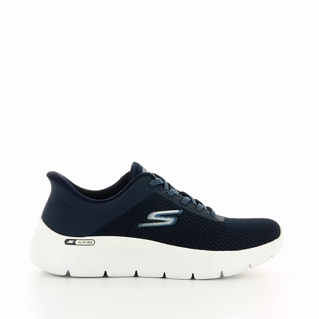Image (2) de la chaussures Skechers - Baskets Bleu en Textile