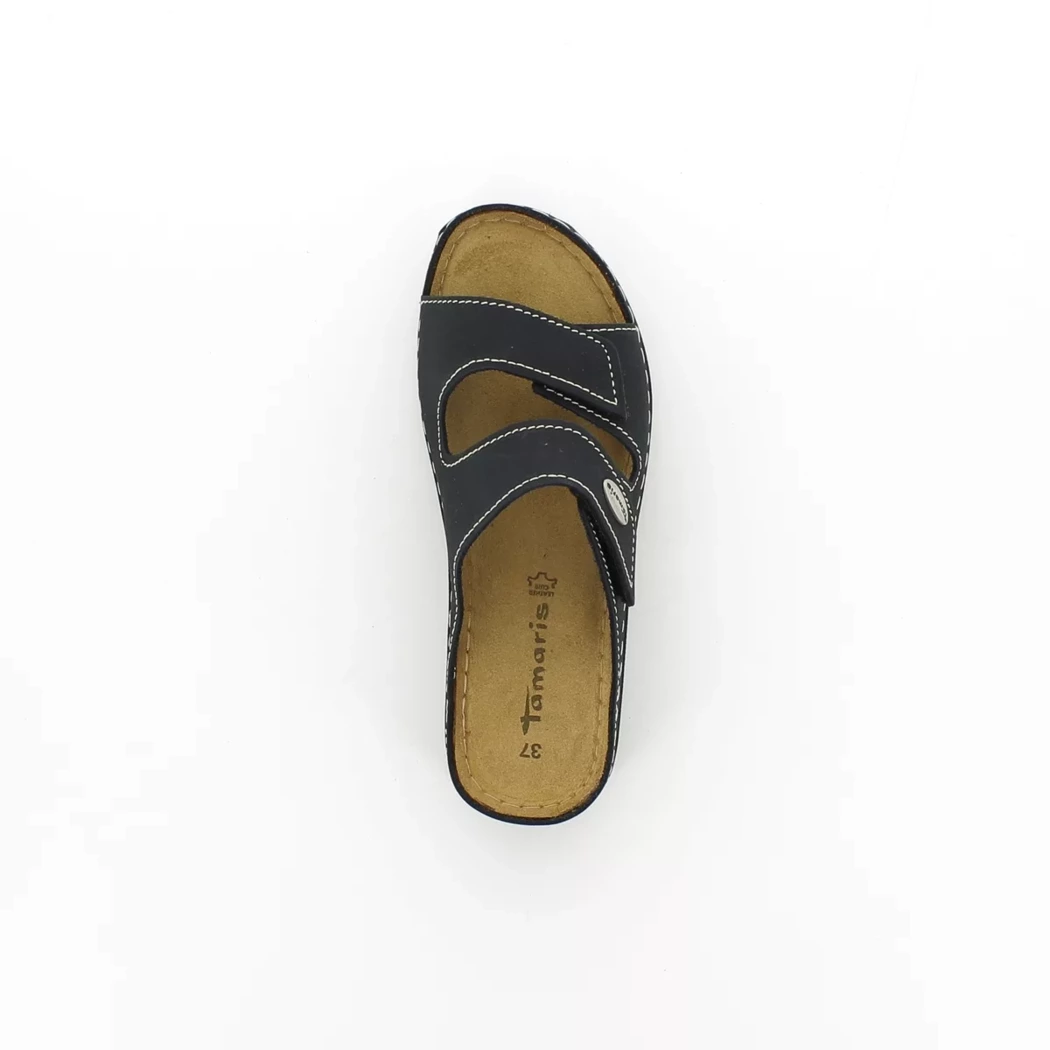 Image (6) de la chaussures Tamaris - Mules et Sabots Bleu en Cuir nubuck