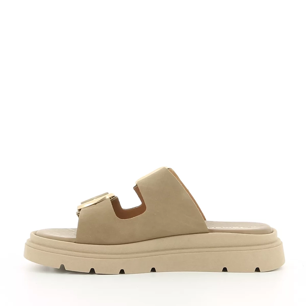 Image (4) de la chaussures Tamaris - Mules et Sabots Taupe en Cuir nubuck