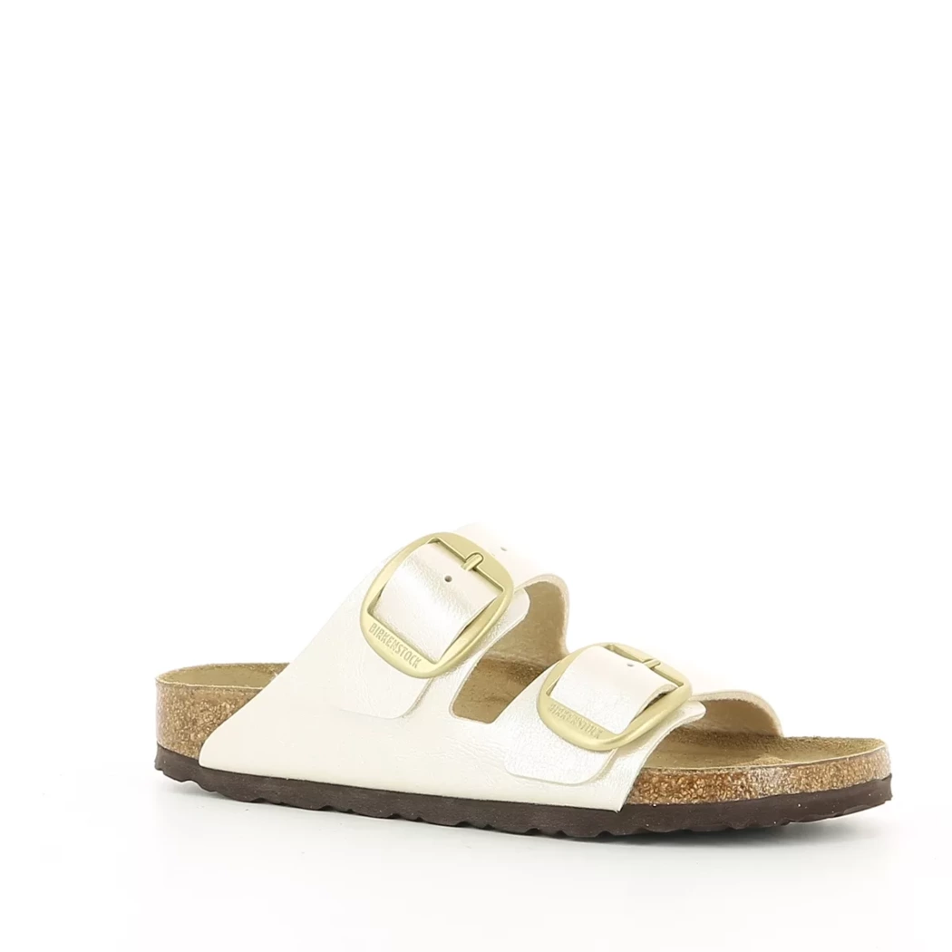 Image (1) de la chaussures Birkenstock - Mules et Sabots Blanc en Cuir synthétique