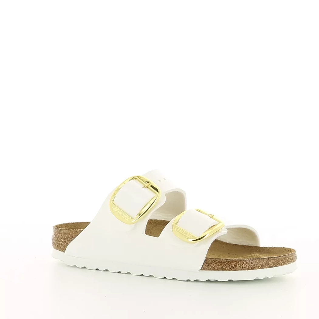 Image (1) de la chaussures Birkenstock - Mules et Sabots Blanc en Cuir synthétique