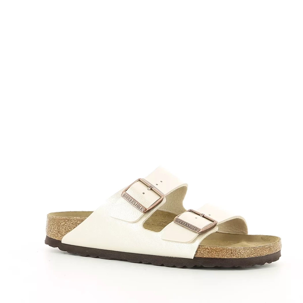 Image (1) de la chaussures Birkenstock - Mules et Sabots Beige en Cuir synthétique