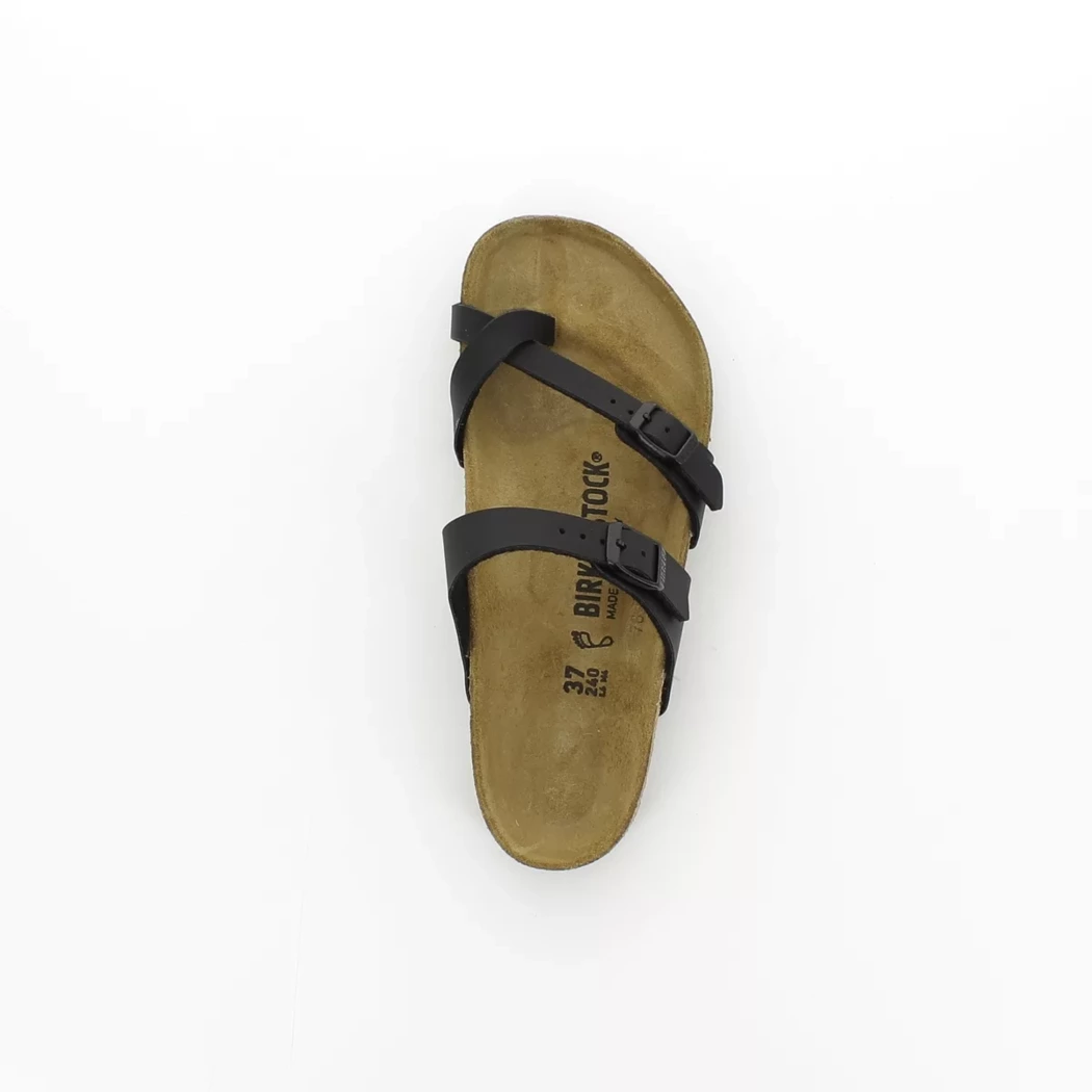Image (6) de la chaussures Birkenstock - Mules et Sabots Noir en Cuir synthétique