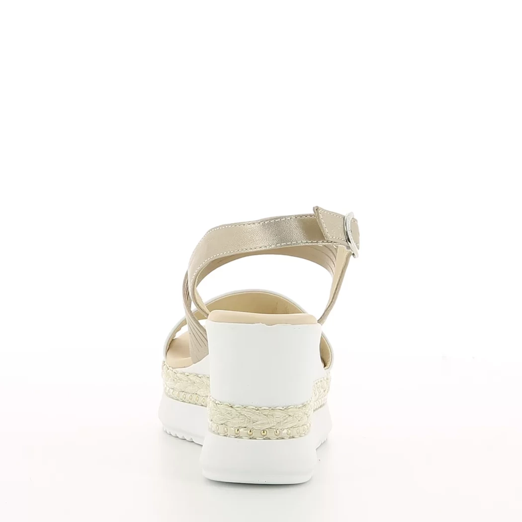 Image (3) de la chaussures Nero Giardini - Sandales et Nu-Pieds Blanc en Cuir