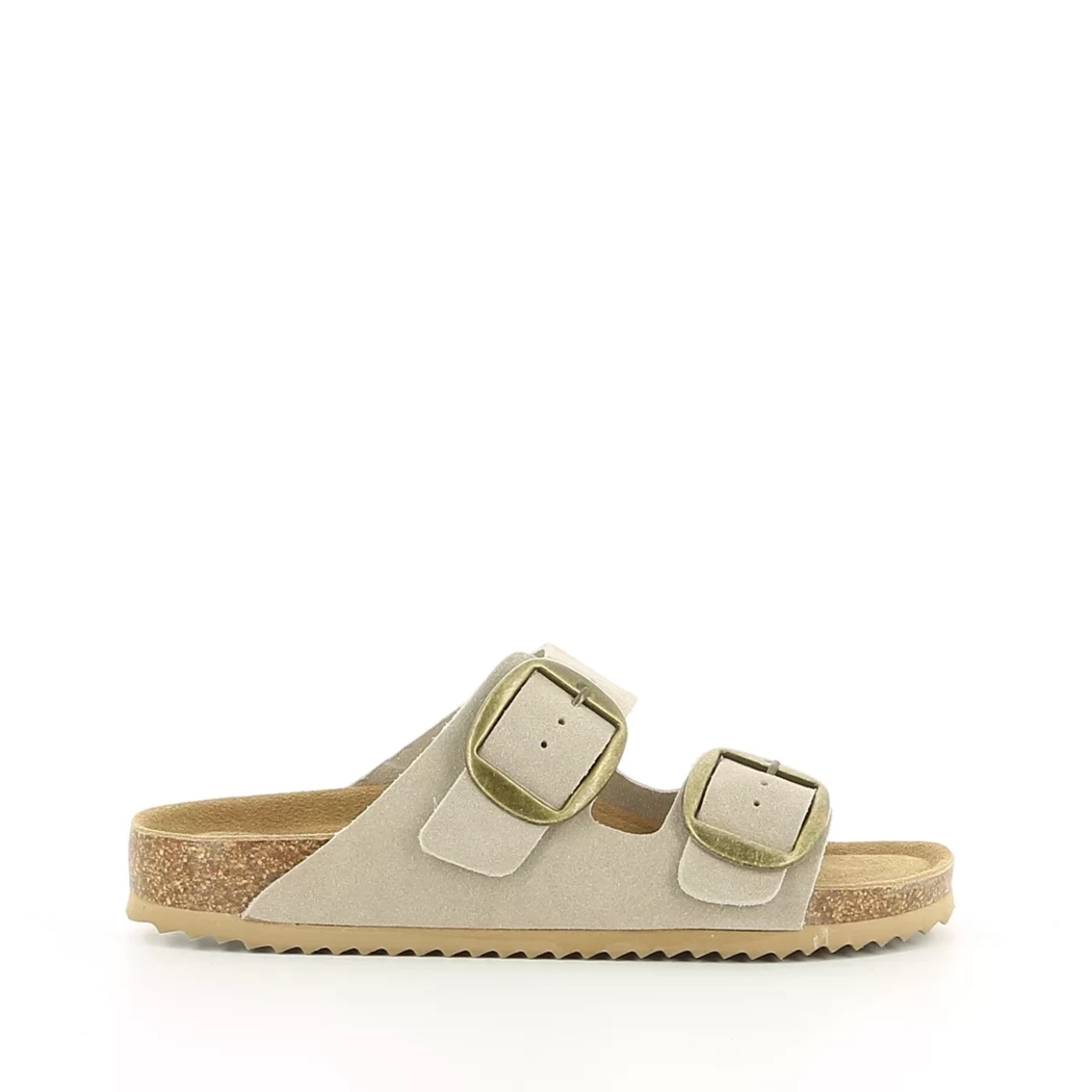 Image (2) de la chaussures Xti - Mules et Sabots Beige en Cuir nubuck