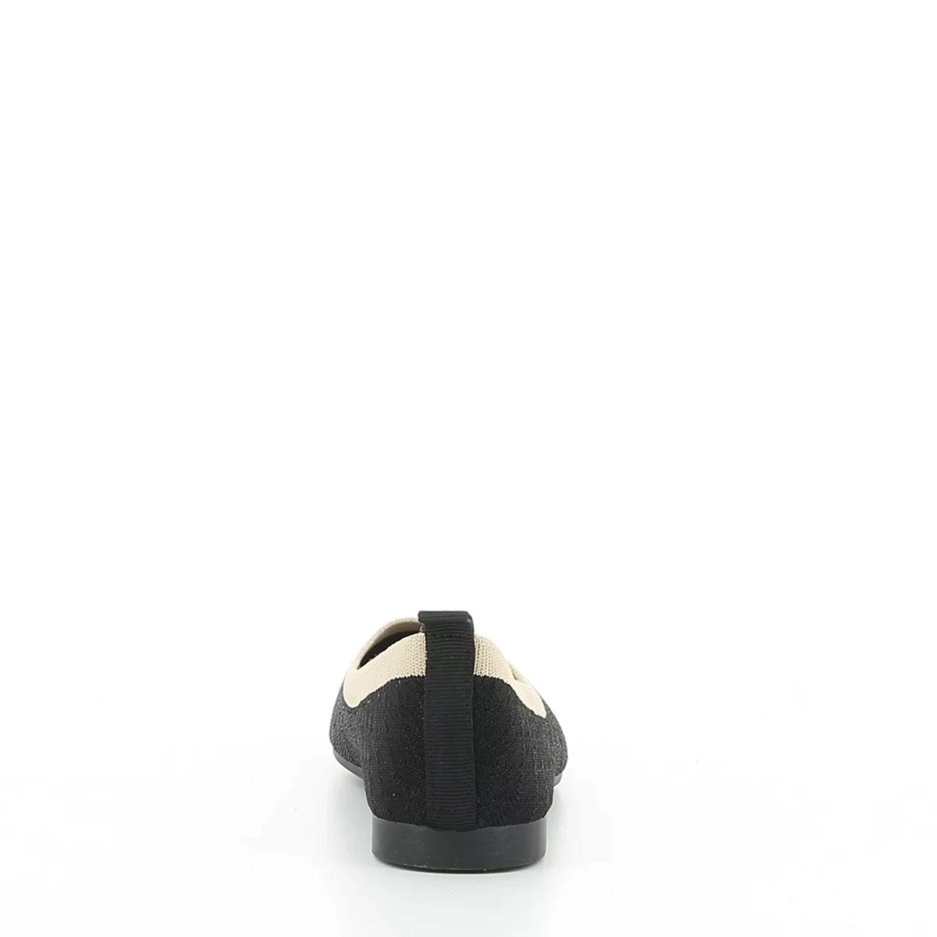 Image (3) de la chaussures Hee - Ballerines Noir en Textile