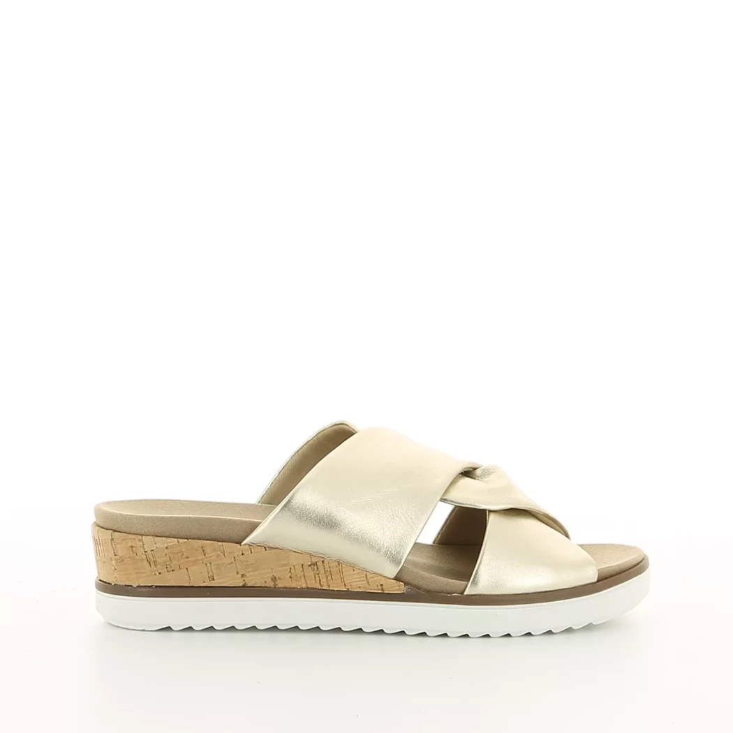Image (2) de la chaussures Sens - Mules et Sabots Or / Bronze / Platine en Cuir
