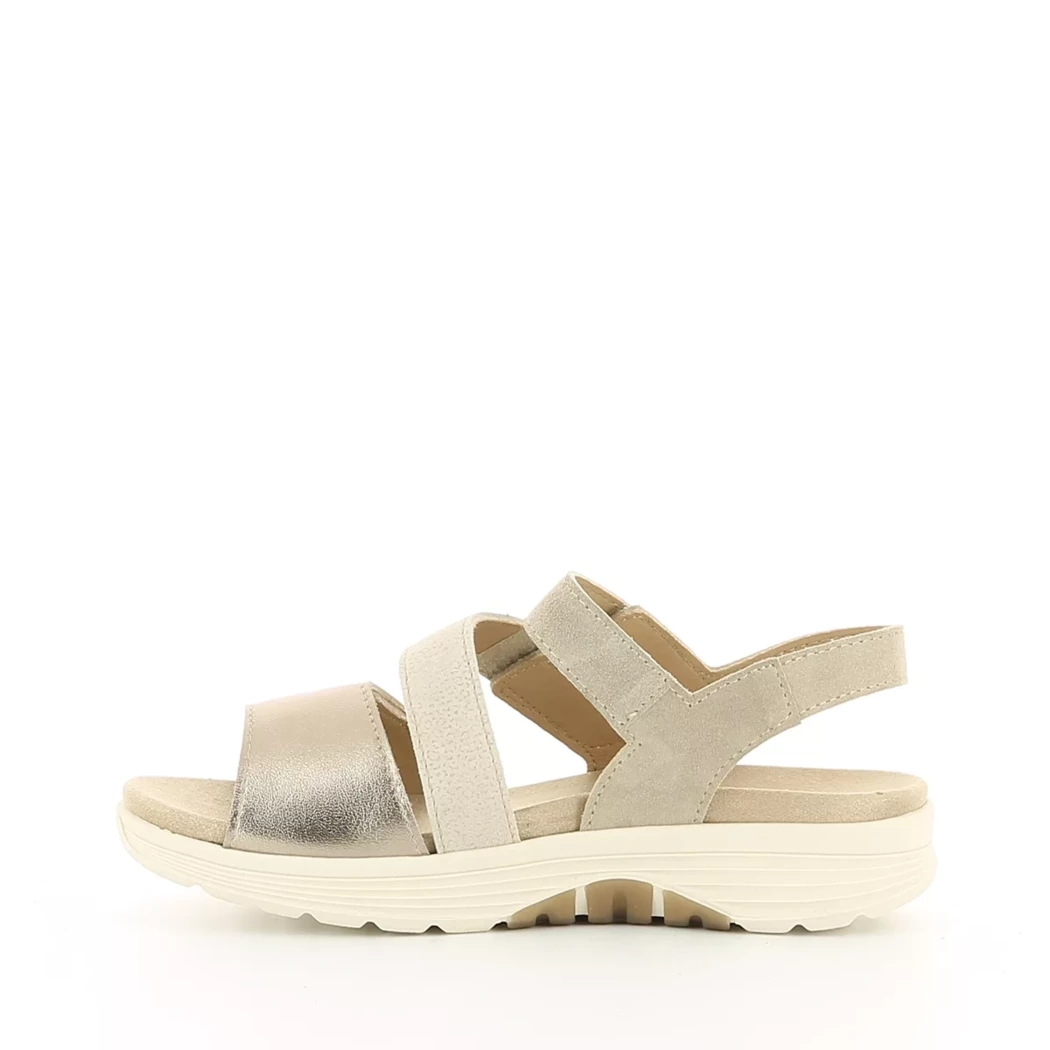 Image (4) de la chaussures Sens - Sandales et Nu-Pieds Taupe en Cuir