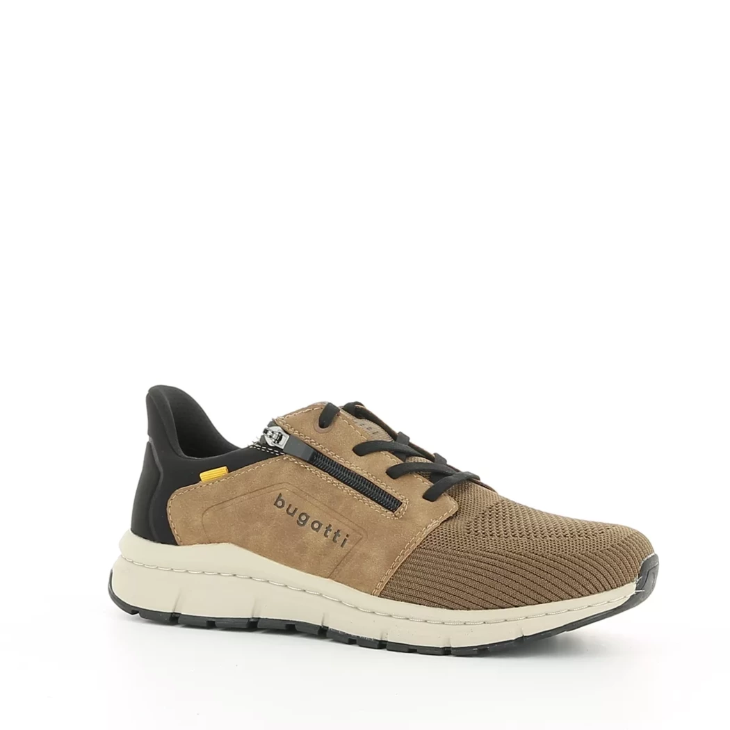 Image (1) de la chaussures Bugatti - Baskets Cuir naturel / Cognac en Textile