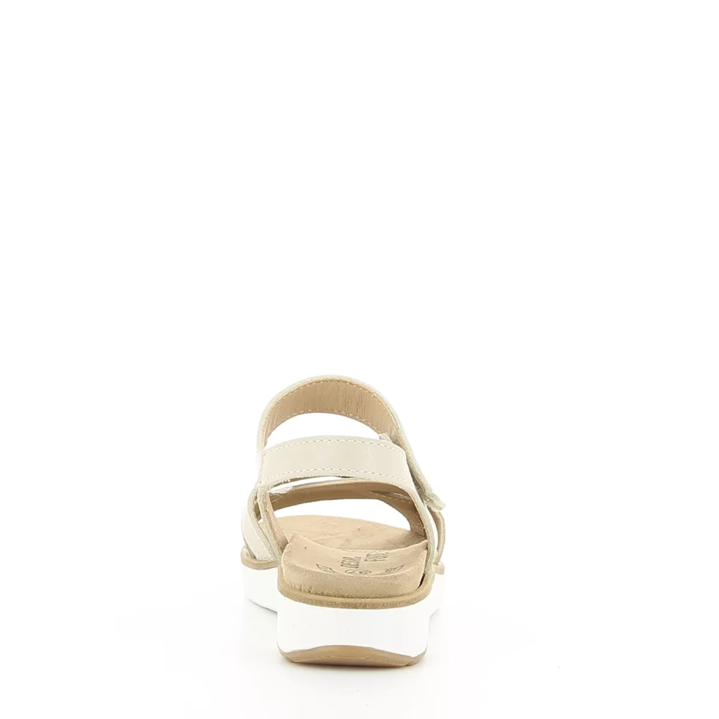 Image (3) de la chaussures Desir de fuite - Sandales et Nu-Pieds Beige en Multi-Matières