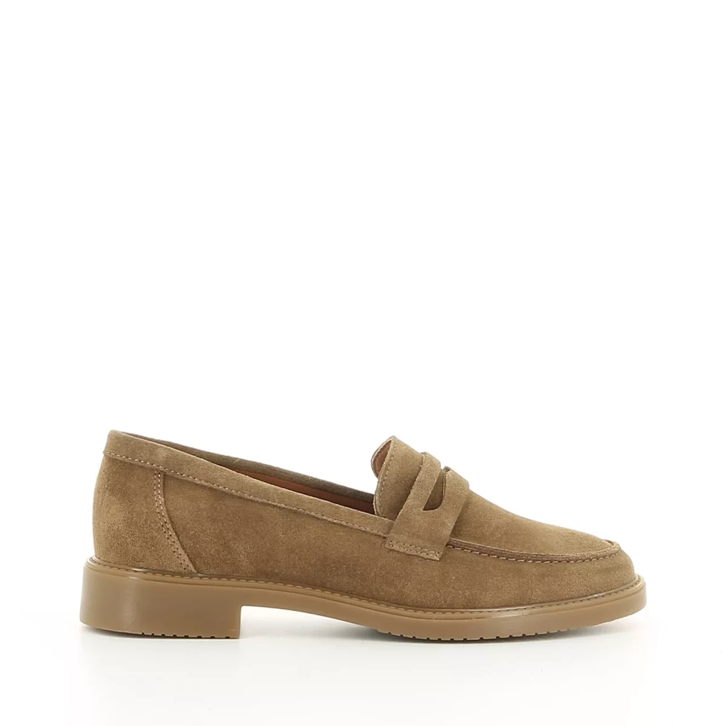 Image (2) de la chaussures Women Office - Mocassins Taupe en Cuir nubuck