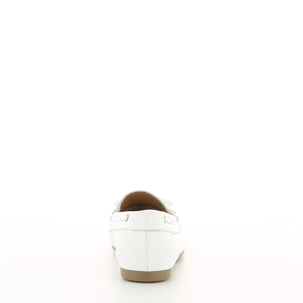 Image (3) de la chaussures Simplement B - Mocassins Blanc en Cuir