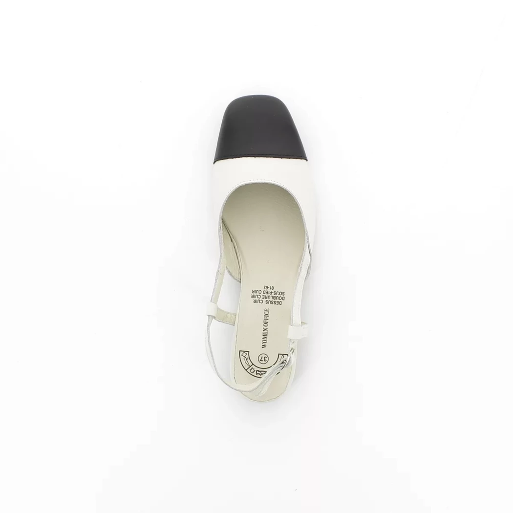 Image (6) de la chaussures Women Office - Escarpins Blanc en Cuir