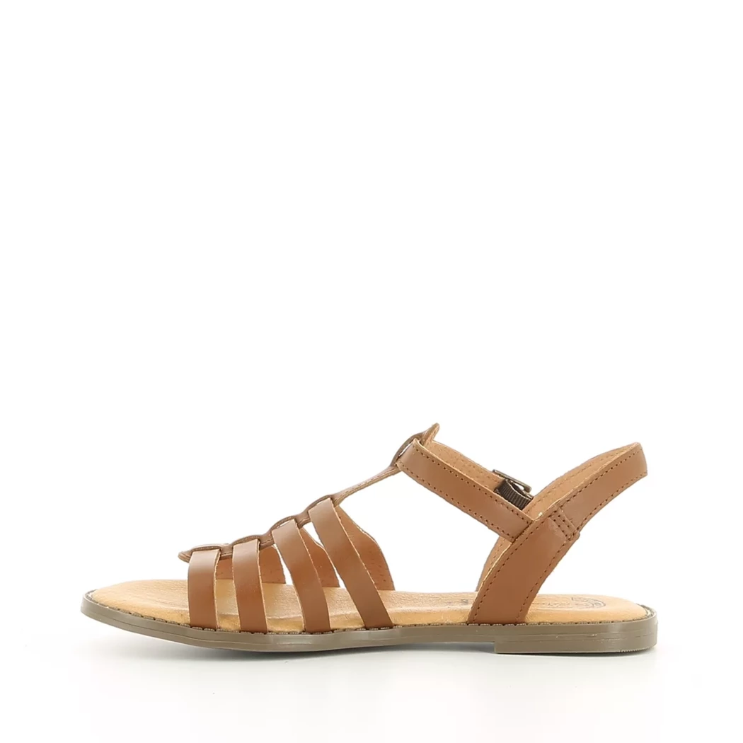 Image (4) de la chaussures Miss Boho - Sandales et Nu-Pieds Cuir naturel / Cognac en Cuir