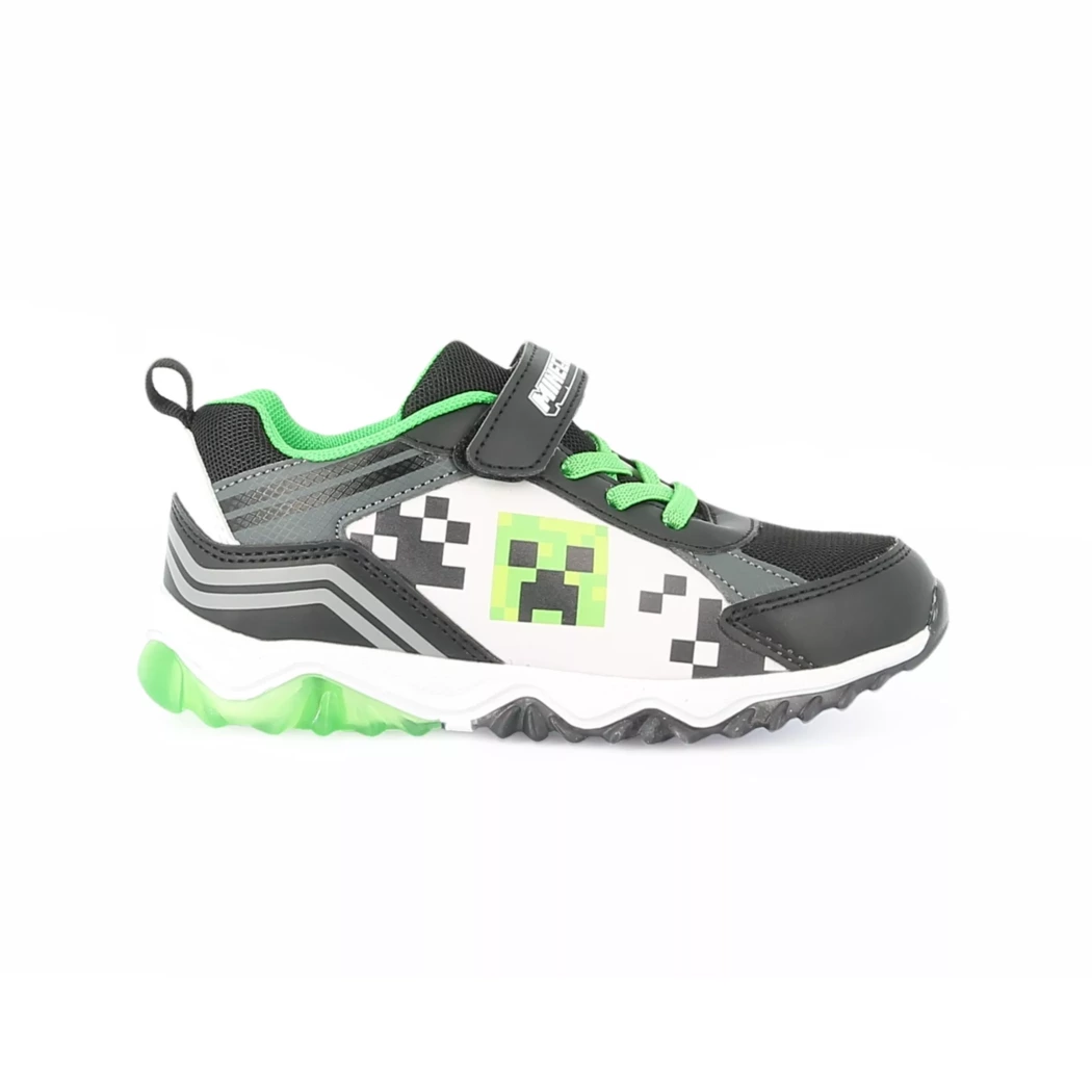 Image (2) de la chaussures Minecraft - Baskets Noir en Cuir synthétique