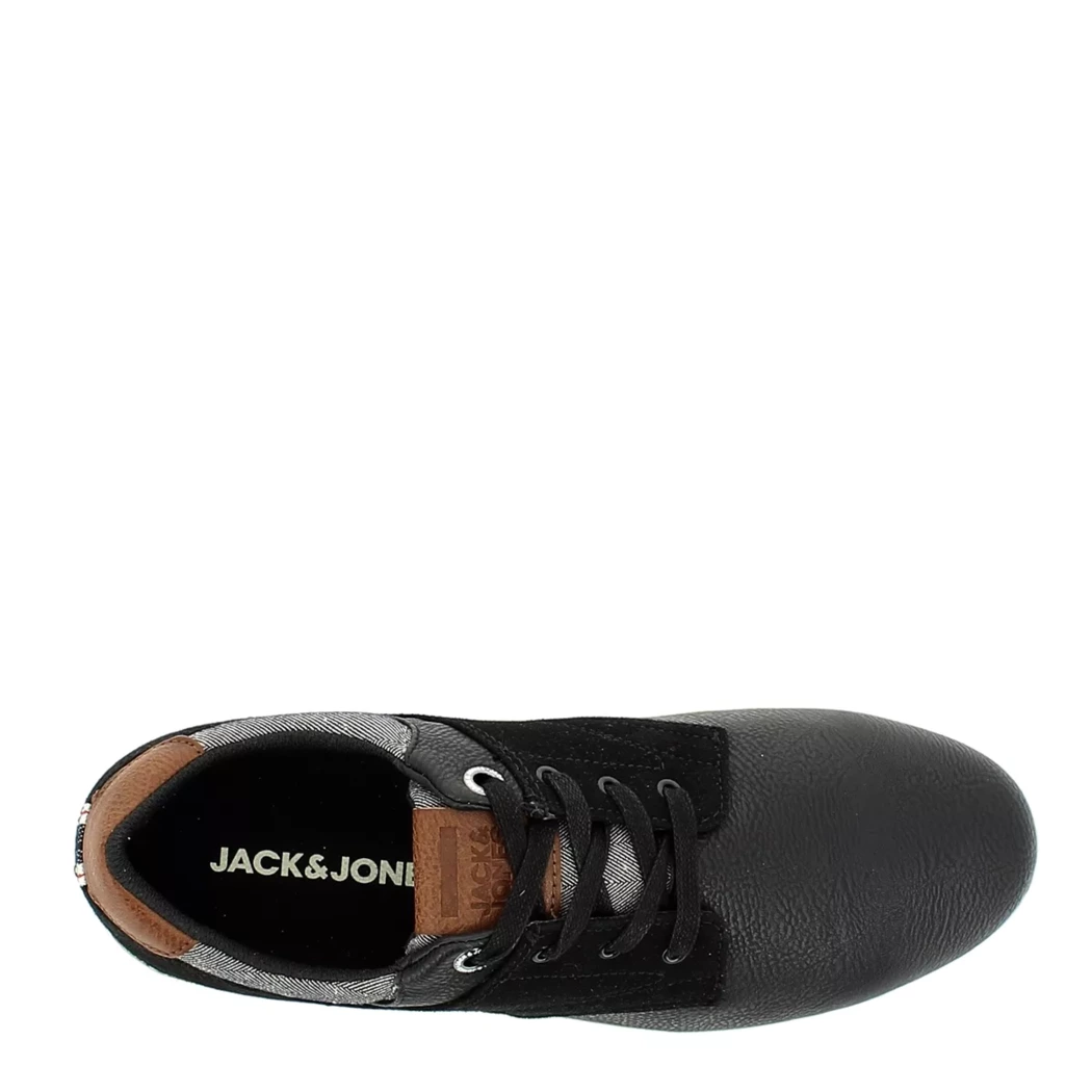 Image (6) de la chaussures Jack & Jones - Chaussures à lacets Noir en Cuir synthétique