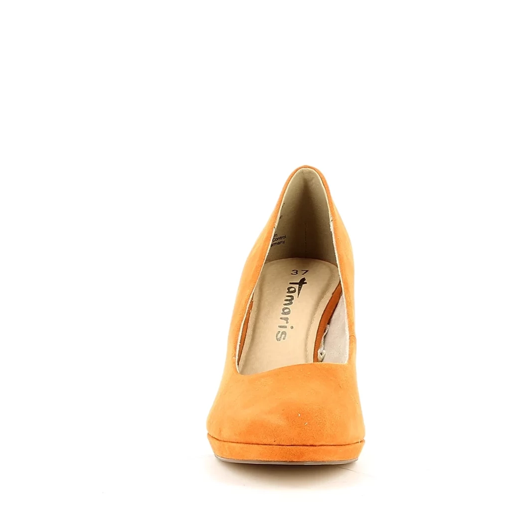 Image (5) de la chaussures Tamaris - Escarpins Orange en Cuir synthétique