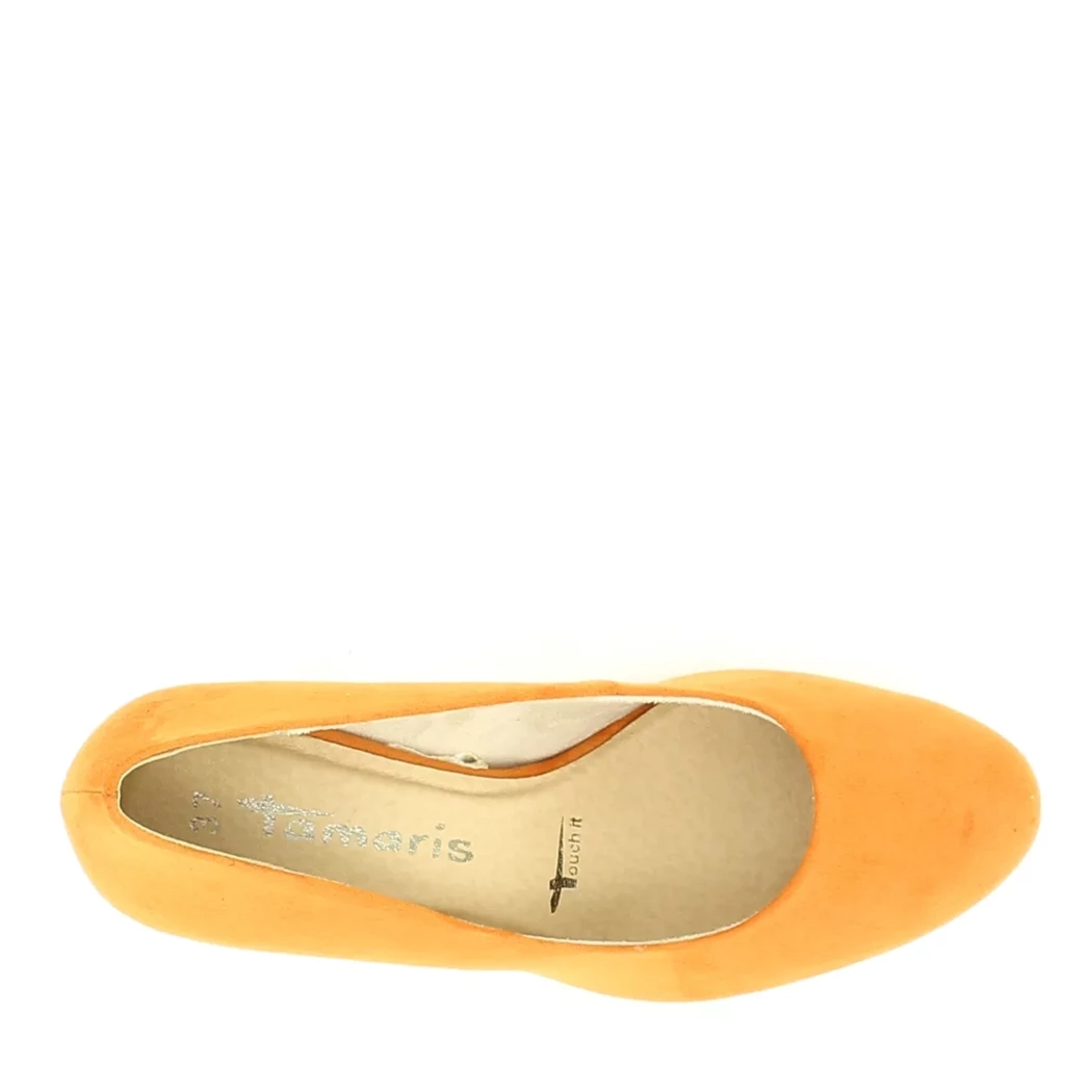 Image (6) de la chaussures Tamaris - Escarpins Orange en Cuir synthétique