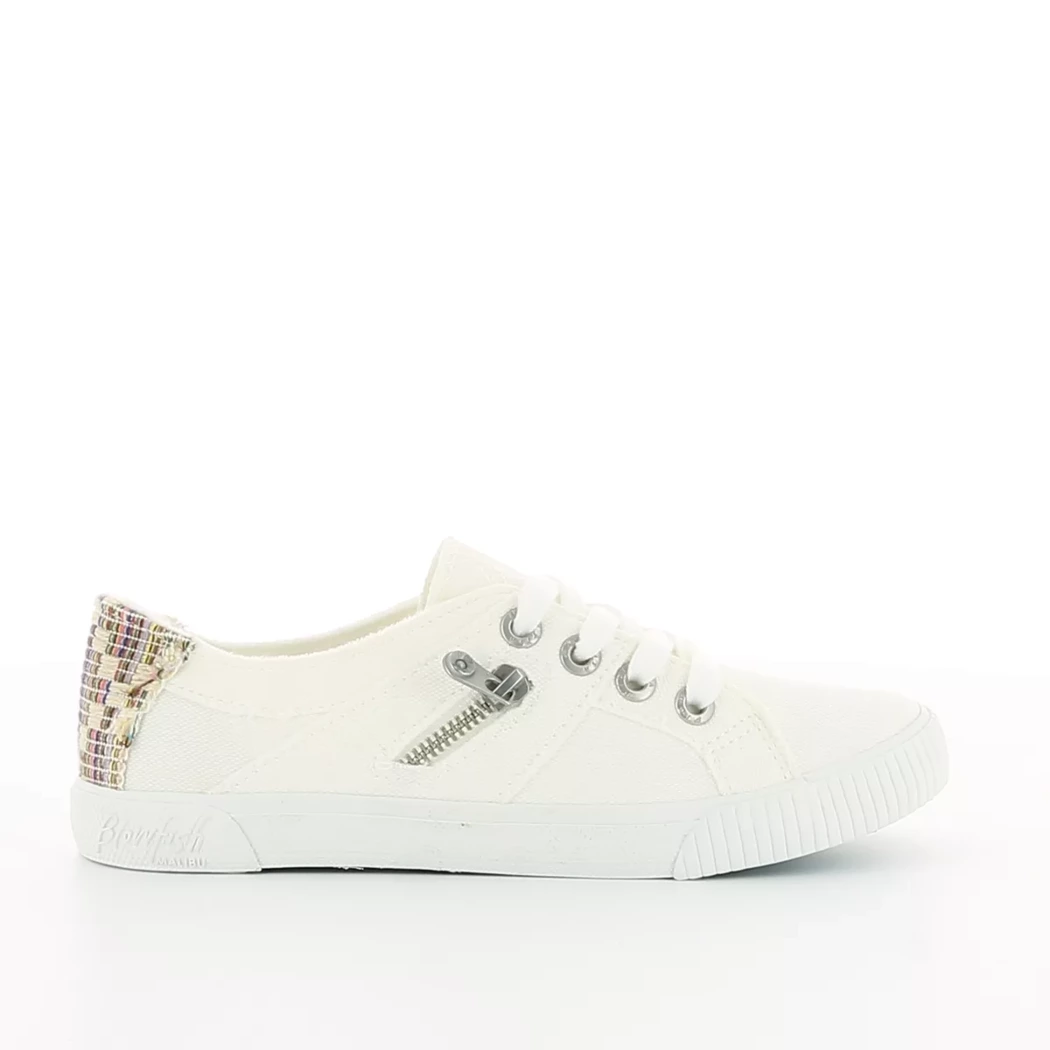 Image (2) de la chaussures Blowfish - Chaussures à lacets Blanc en Textile