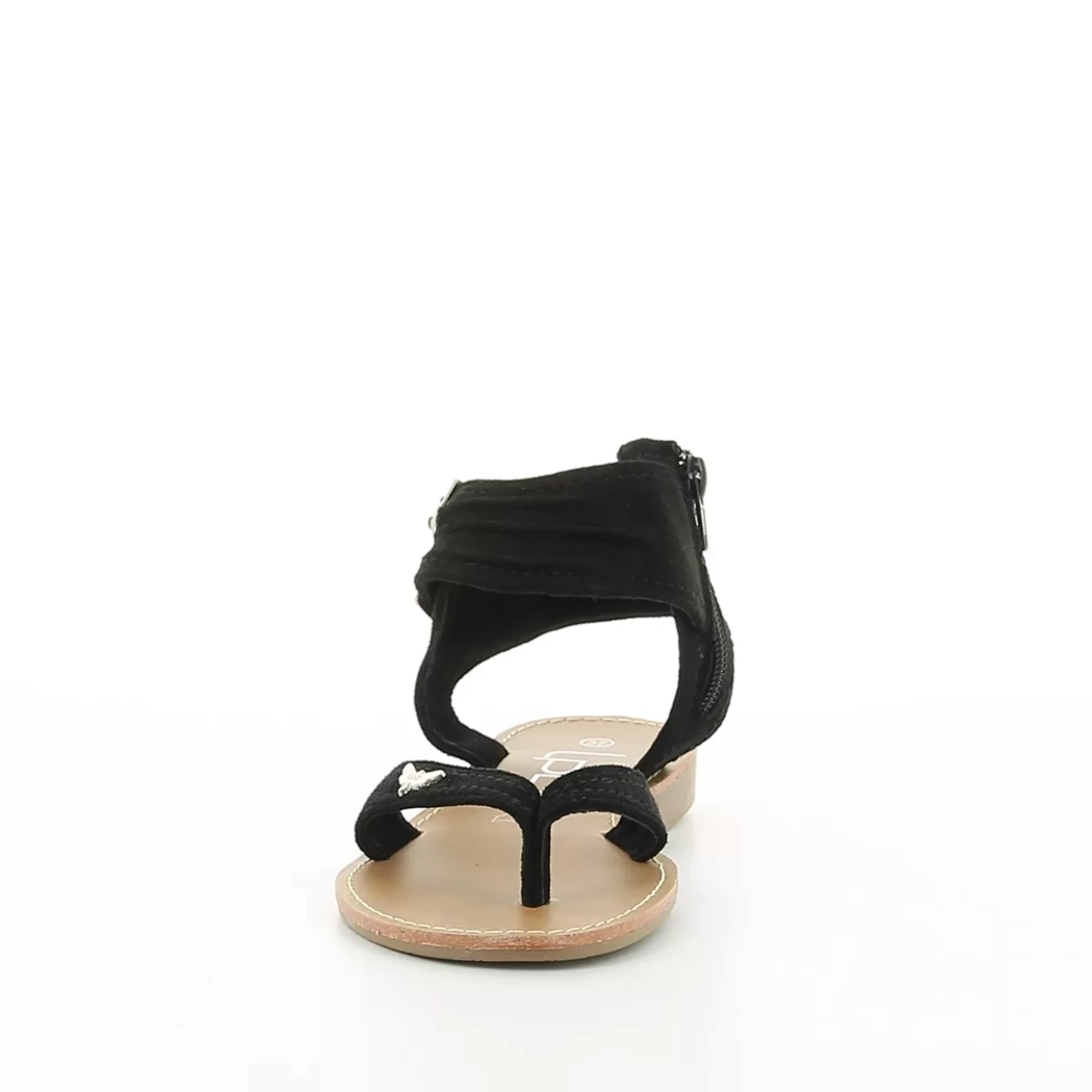 Image (5) de la chaussures Les petites bombes - Sandales et Nu-Pieds Noir en Cuir synthétique