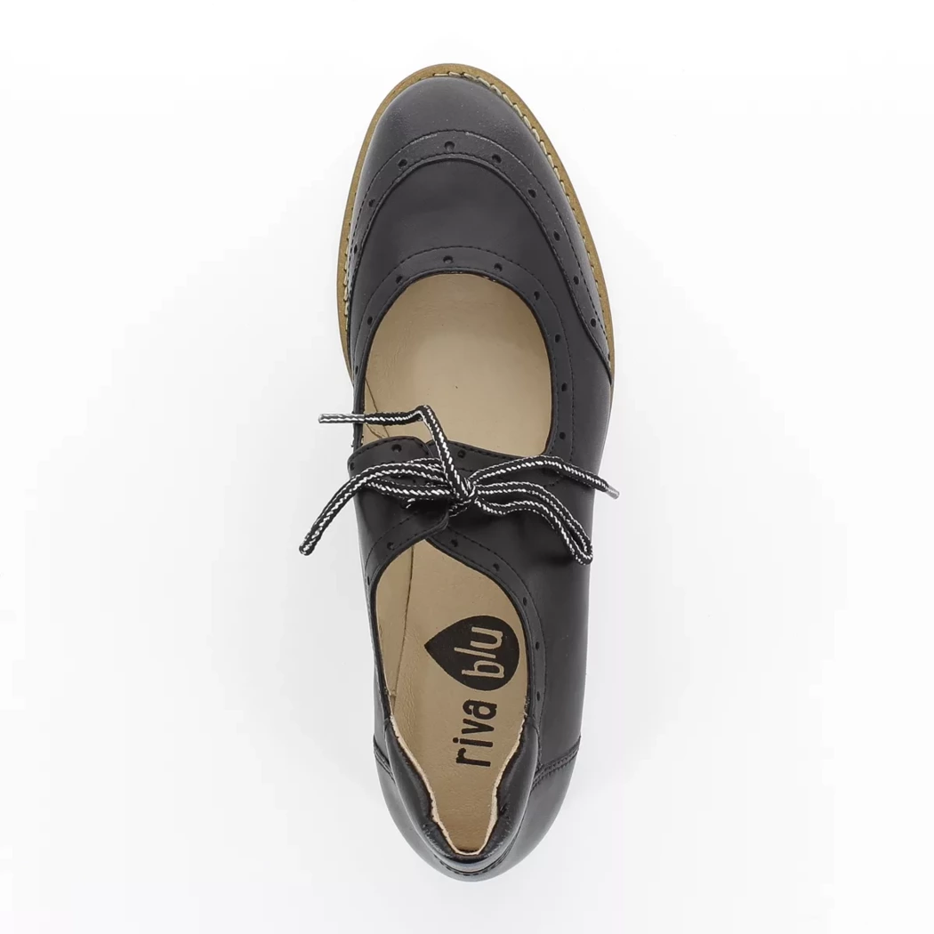 Image (6) de la chaussures Riva Blu - Ballerines Noir en Cuir