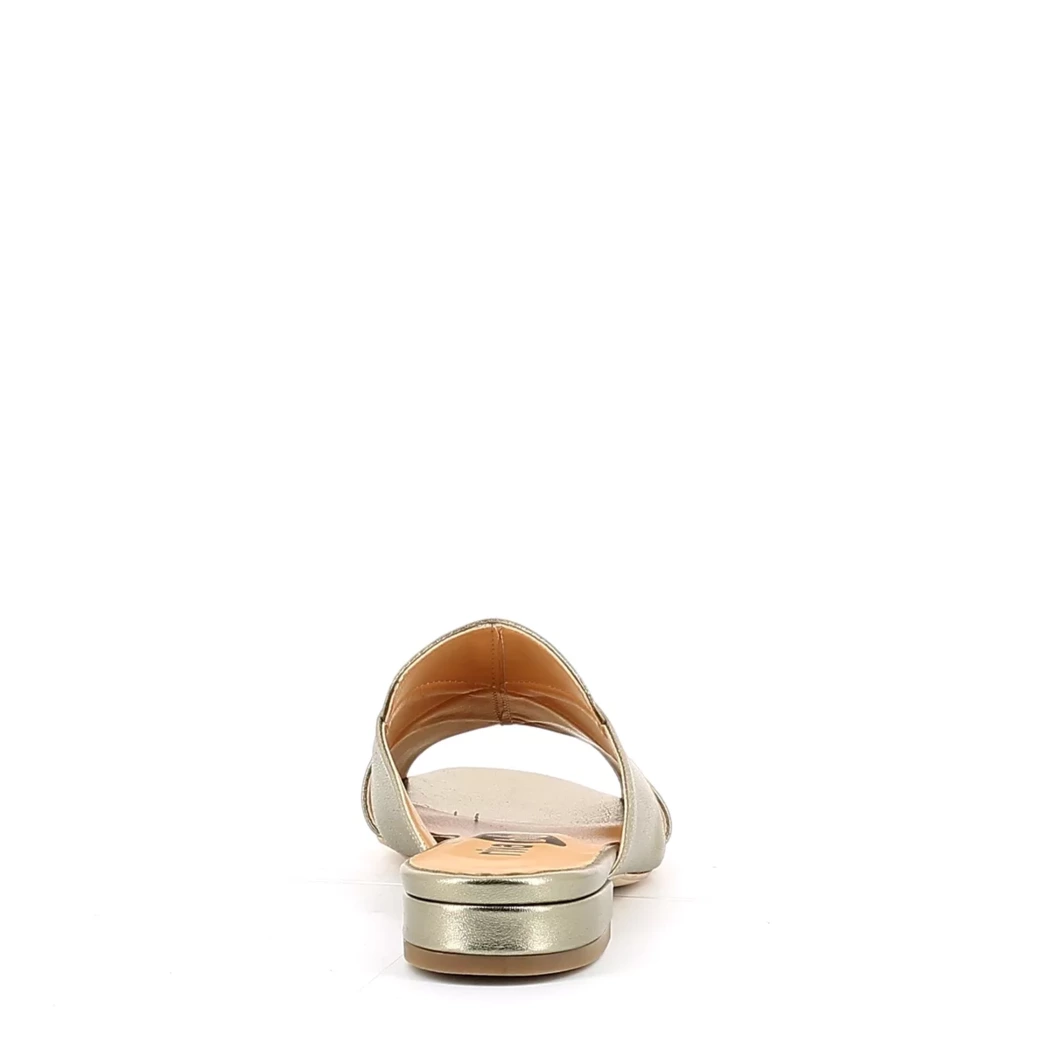 Image (3) de la chaussures Riva Blu - Mules et Sabots Or / Bronze / Platine en Cuir