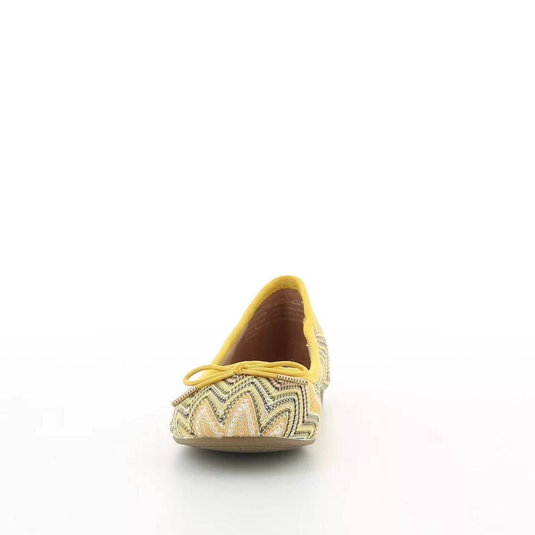 Image (5) de la chaussures Tamaris - Ballerines Jaune en Textile