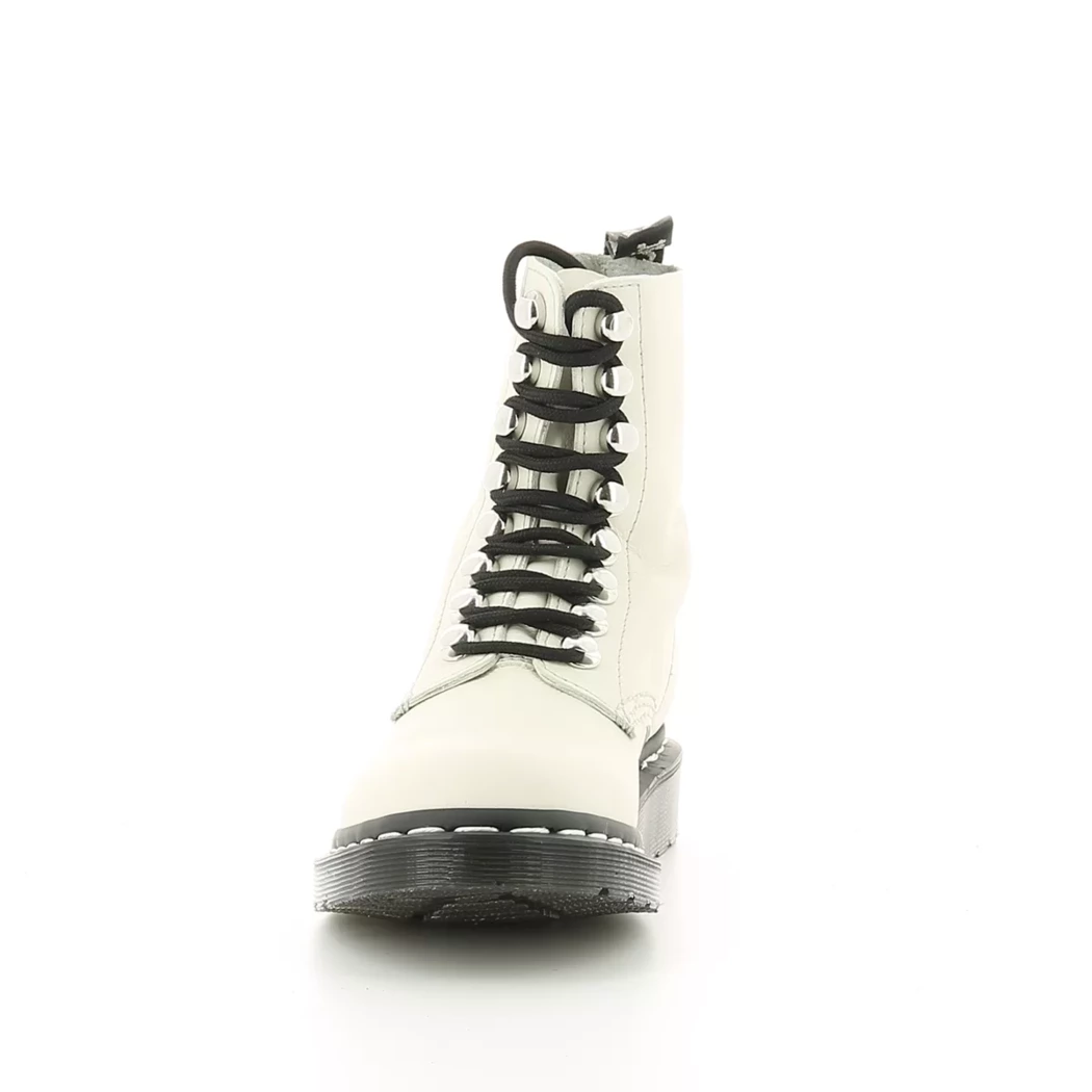 Image (5) de la chaussures Dr. Martens - Bottines Blanc en Cuir