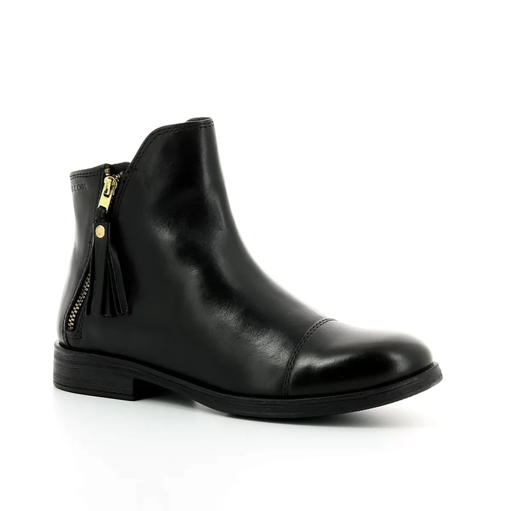 Image (1) de la chaussures Geox - Boots Noir en Cuir