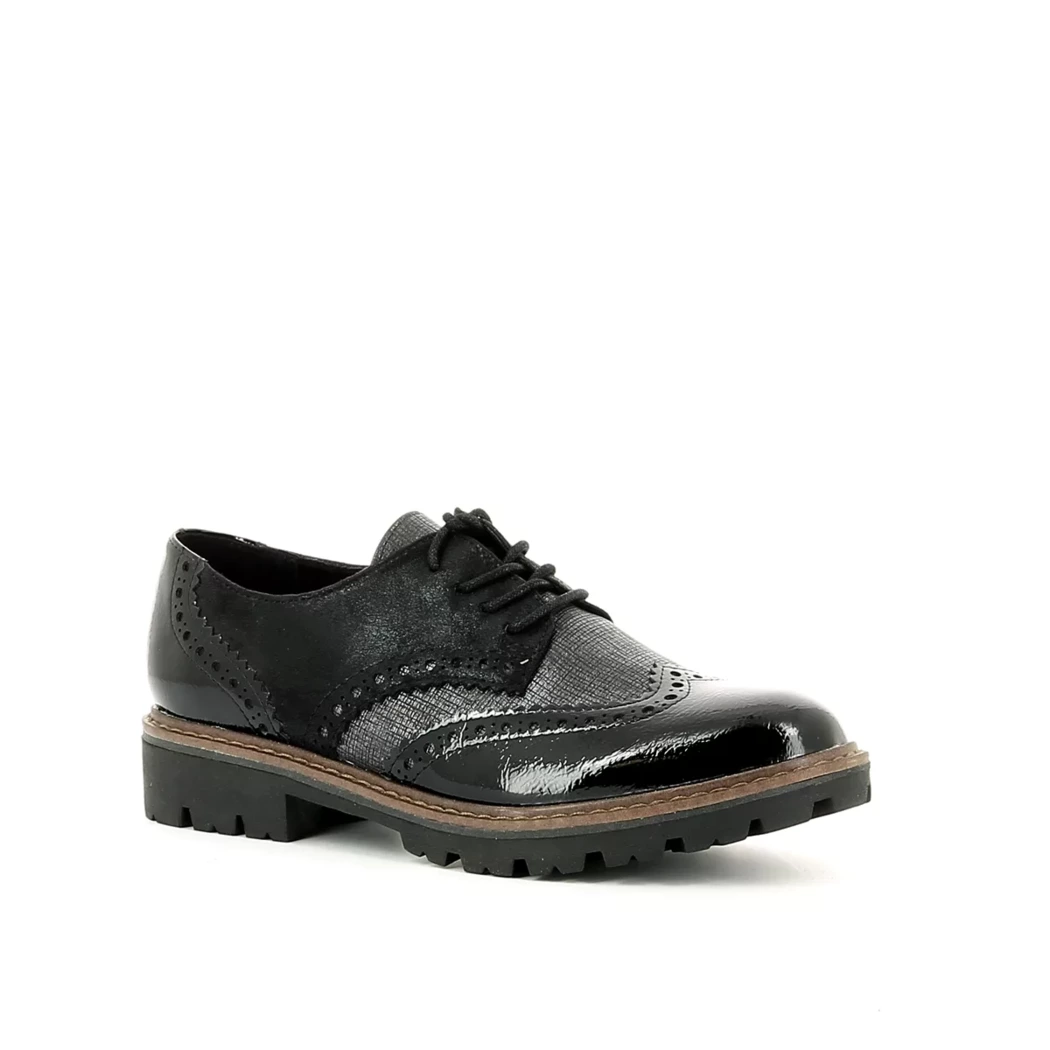 Image (1) de la chaussures Marco Tozzi - Chaussures à lacets Noir en Multi-Matières