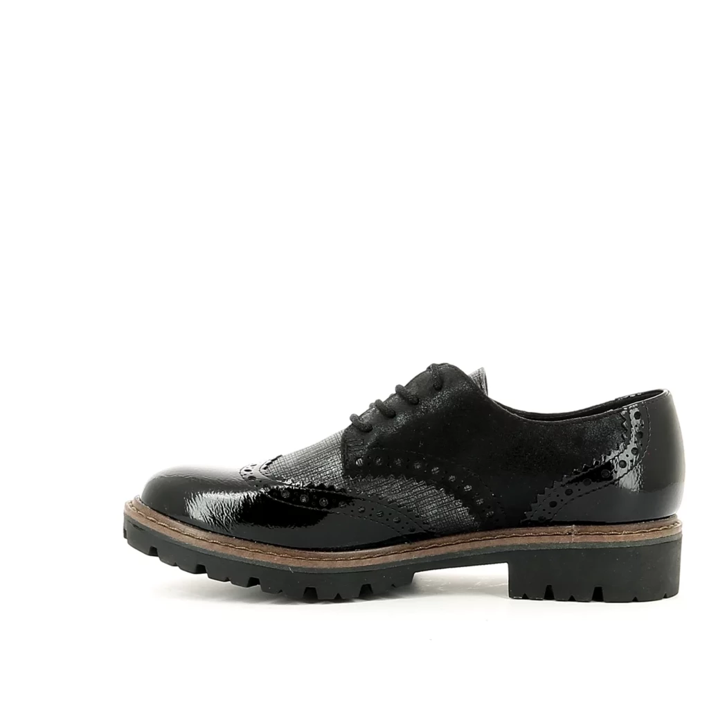 Image (4) de la chaussures Marco Tozzi - Chaussures à lacets Noir en Multi-Matières