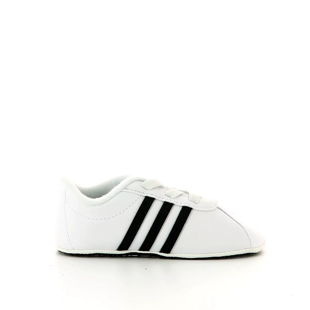 Image (2) de la chaussures Adidas - Chaussons bébé Blanc en Cuir synthétique