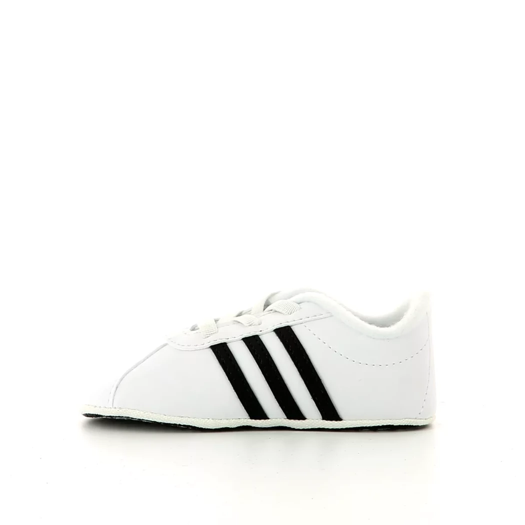 Image (4) de la chaussures Adidas - Chaussons bébé Blanc en Cuir synthétique
