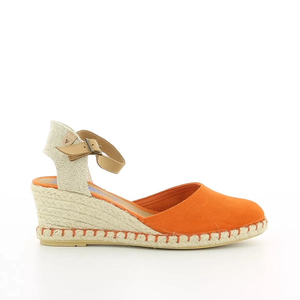 Image (2) de la chaussures Verbenas - Escarpins Orange en Cuir nubuck