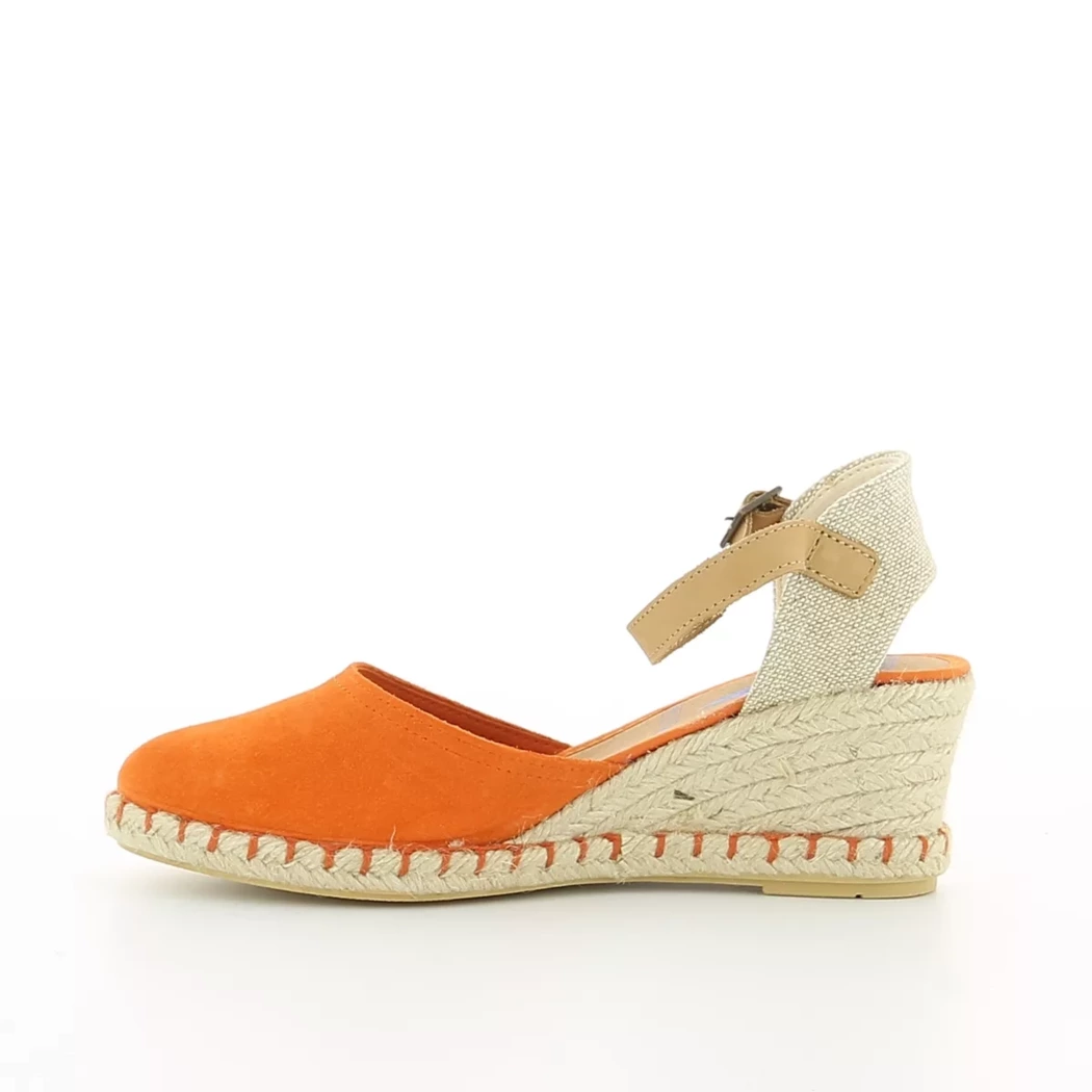 Image (4) de la chaussures Verbenas - Escarpins Orange en Cuir nubuck