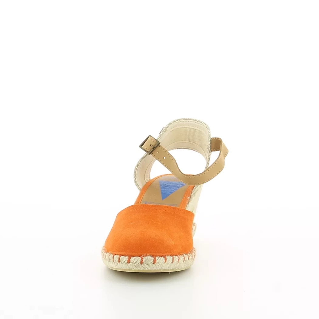 Image (5) de la chaussures Verbenas - Escarpins Orange en Cuir nubuck